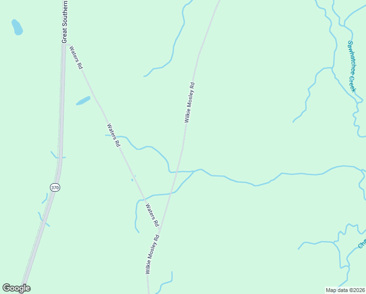 map of restaurants, bars, coffee shops, grocery stores, and more near Wilkie Mosley Road in Blakely