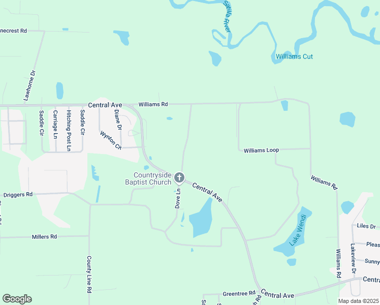 map of restaurants, bars, coffee shops, grocery stores, and more near 144 Red Bud Drive in Waycross