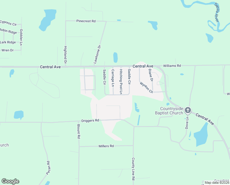 map of restaurants, bars, coffee shops, grocery stores, and more near 826 Carriage Lane in Waycross
