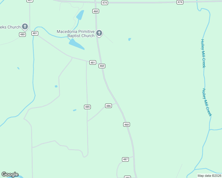 map of restaurants, bars, coffee shops, grocery stores, and more near 1500 County Road 460 in Samson