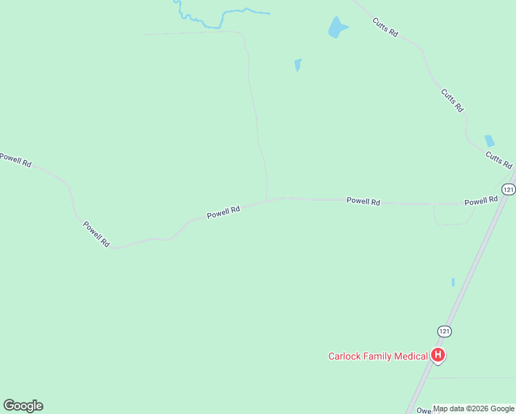 map of restaurants, bars, coffee shops, grocery stores, and more near 299-491 Powell Road in Rapides