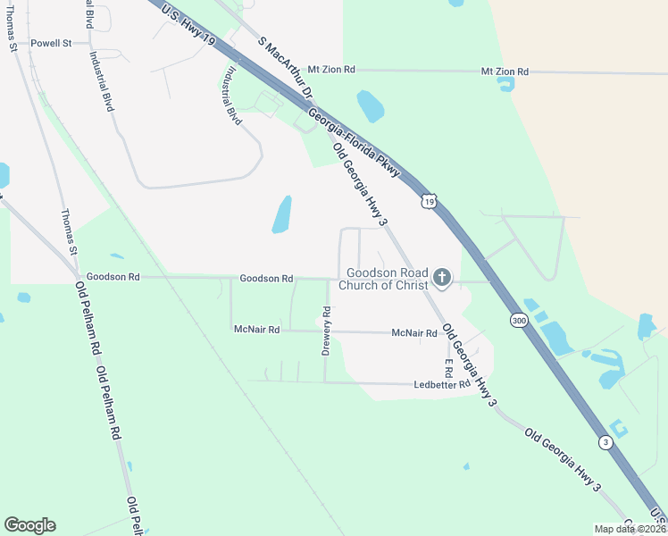map of restaurants, bars, coffee shops, grocery stores, and more near 733 Flamingo Drive in Camilla