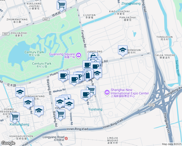 map of restaurants, bars, coffee shops, grocery stores, and more near in 