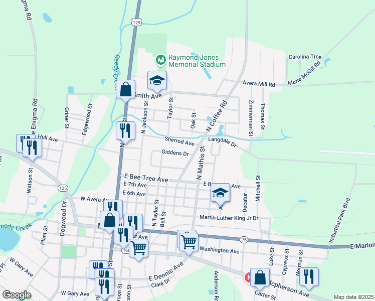 map of restaurants, bars, coffee shops, grocery stores, and more near 514 Giddens Drive in Nashville