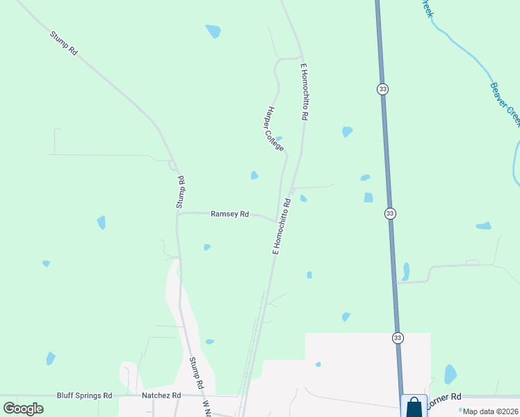 map of restaurants, bars, coffee shops, grocery stores, and more near 1557 Ramsey Road in Gloster