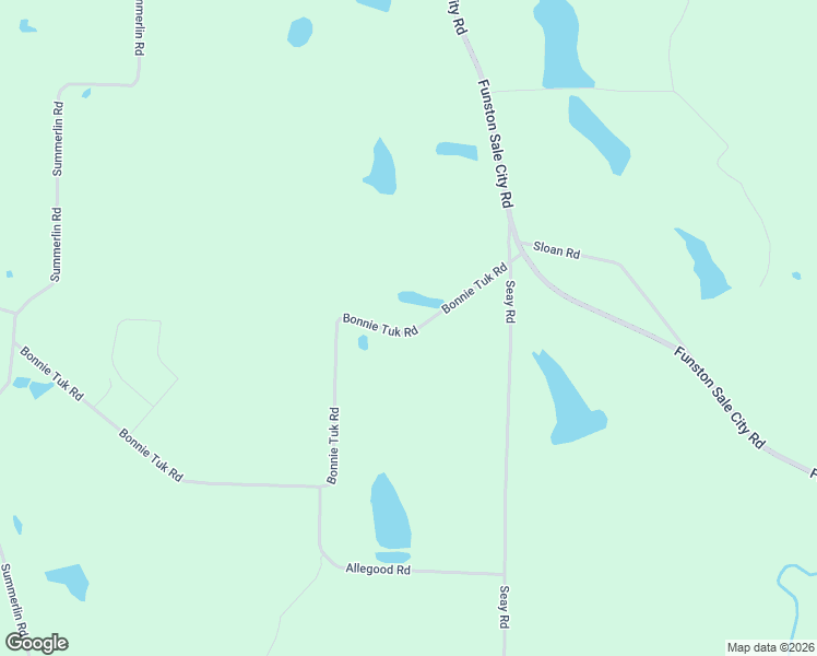 map of restaurants, bars, coffee shops, grocery stores, and more near 827 Bonnie Tuk Road in Moultrie