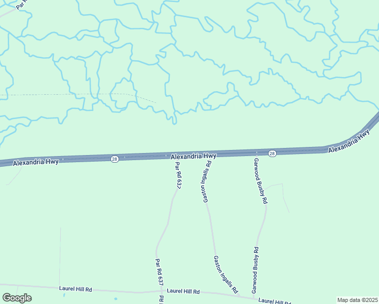 map of restaurants, bars, coffee shops, grocery stores, and more near 2221 Alexandria Highway in Leesville
