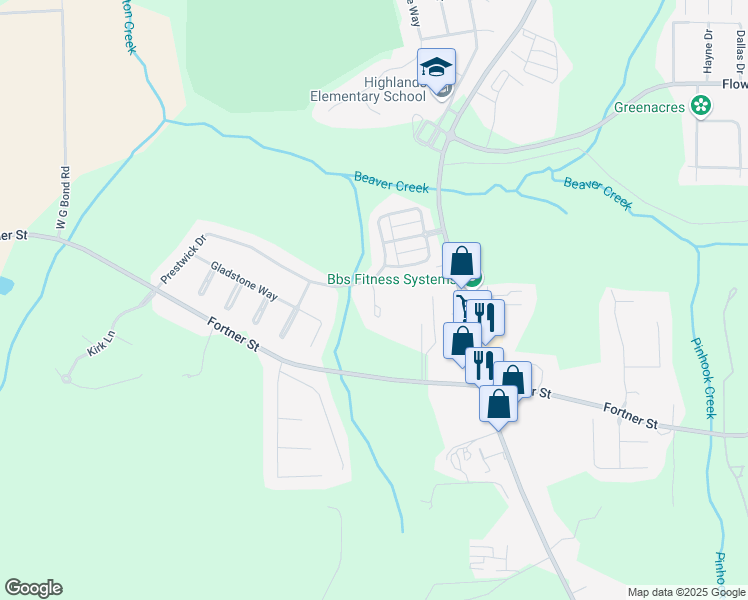 map of restaurants, bars, coffee shops, grocery stores, and more near 106 Berwick Court in Dothan