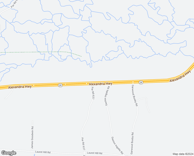 map of restaurants, bars, coffee shops, grocery stores, and more near 2221 Alexandria Highway in Leesville