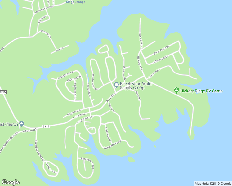 map of restaurants, bars, coffee shops, grocery stores, and more near Highway 3315 in Sabine County