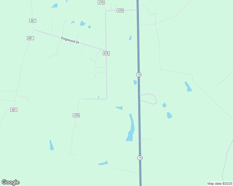 map of restaurants, bars, coffee shops, grocery stores, and more near 3158 Texas 75 in Centerville