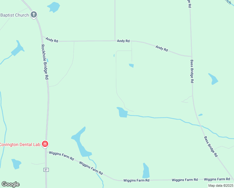 map of restaurants, bars, coffee shops, grocery stores, and more near 15999 Grimes Estates Road in Andalusia