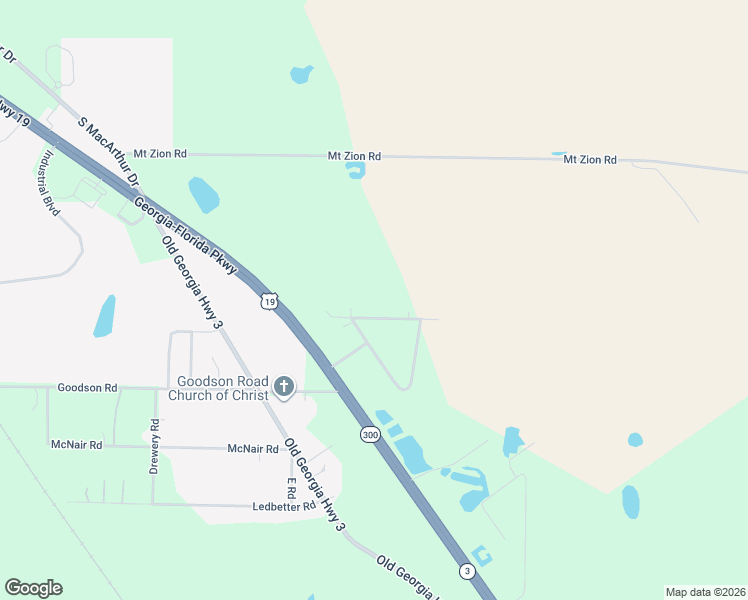 map of restaurants, bars, coffee shops, grocery stores, and more near 4556 Squirrel Haven Road in Camilla