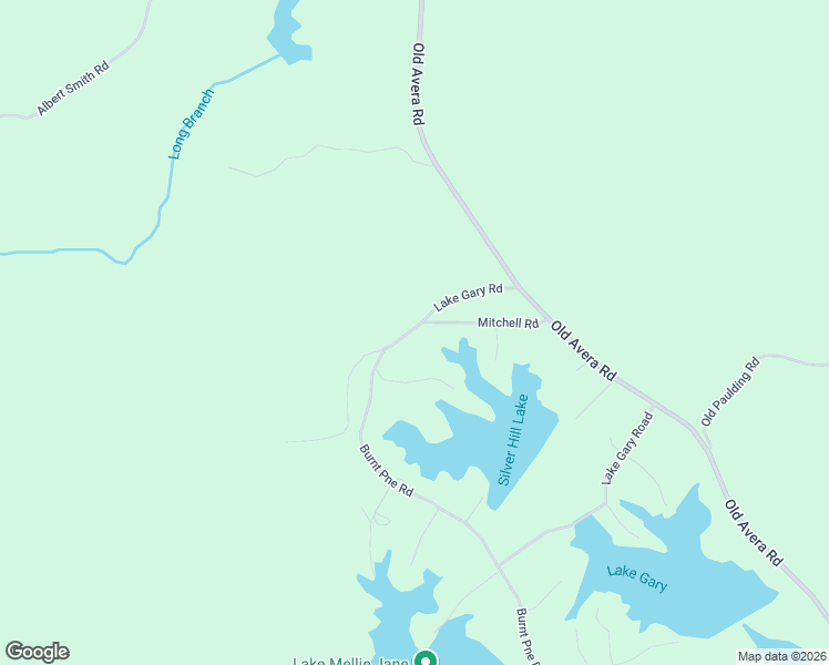 map of restaurants, bars, coffee shops, grocery stores, and more near Lake Gary Rd in Leakesville