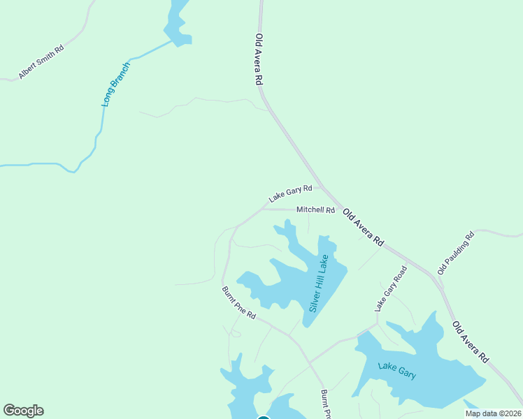 map of restaurants, bars, coffee shops, grocery stores, and more near Lake Gary Road in Leakesville