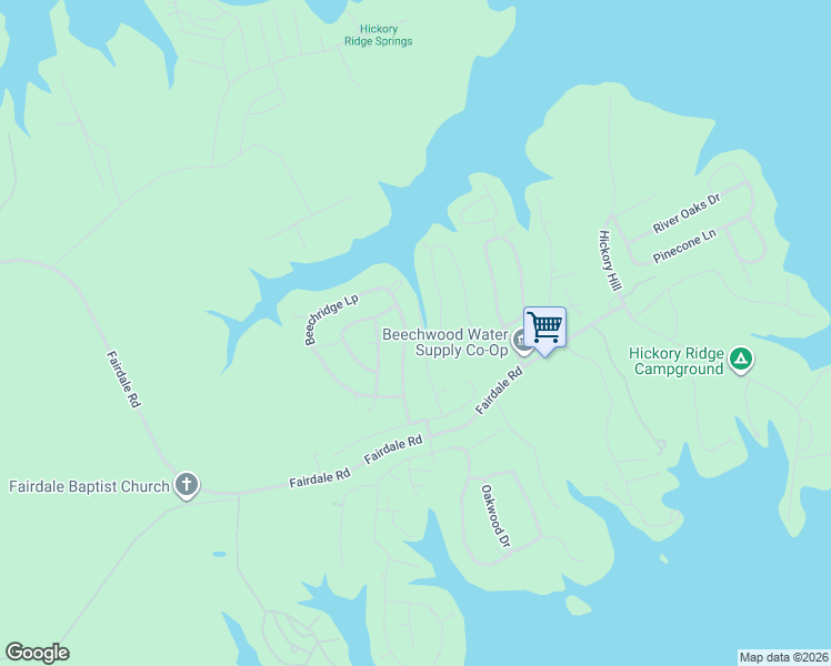 map of restaurants, bars, coffee shops, grocery stores, and more near 287 Lakeshore Drive in Hemphill