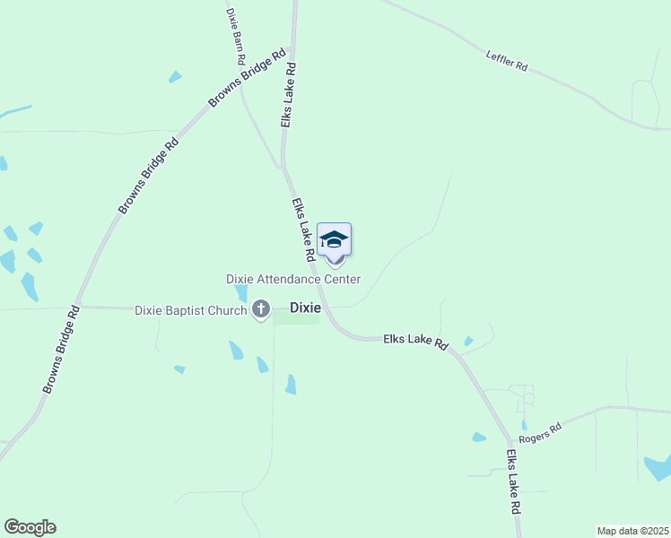 map of restaurants, bars, coffee shops, grocery stores, and more near 790 Elks Lake Road in Hattiesburg