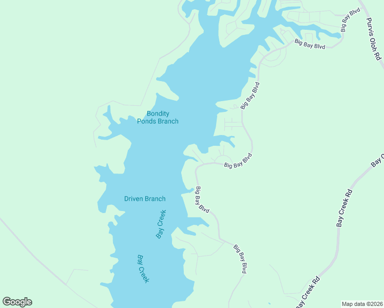 map of restaurants, bars, coffee shops, grocery stores, and more near Big Bay Boulevard in Lumberton