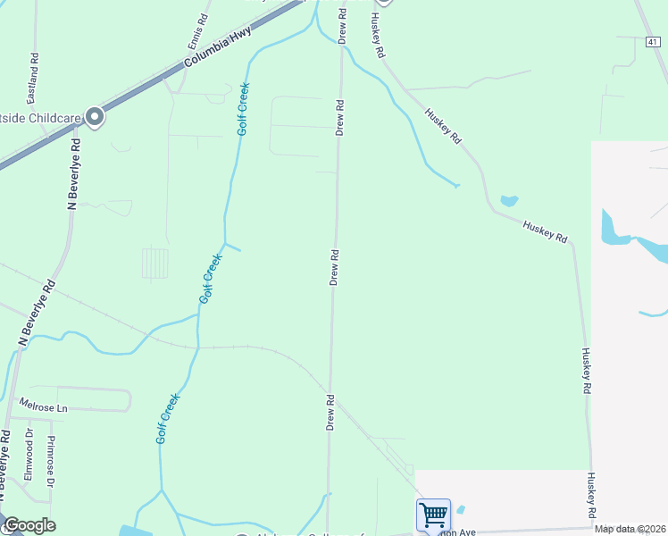 map of restaurants, bars, coffee shops, grocery stores, and more near Drew Road in Dothan