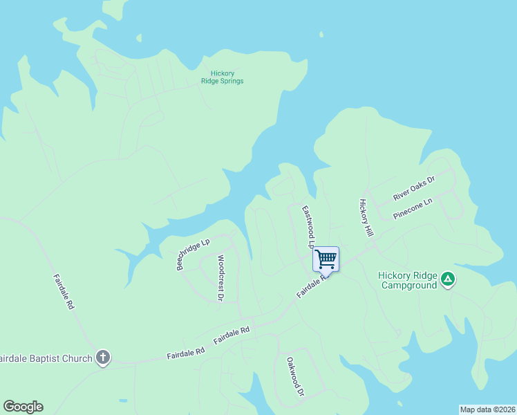 map of restaurants, bars, coffee shops, grocery stores, and more near 384 Westwood Loop in Hemphill