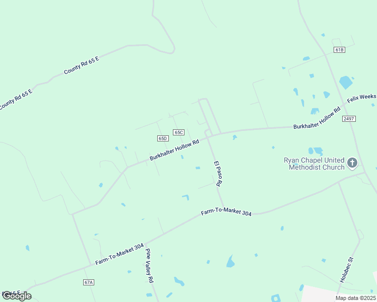 map of restaurants, bars, coffee shops, grocery stores, and more near 945 Burkhalter Hollow Road in Diboll
