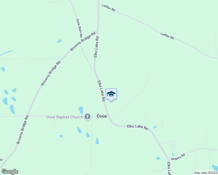 map of restaurants, bars, coffee shops, grocery stores, and more near 790 Elks Lake Road in Hattiesburg