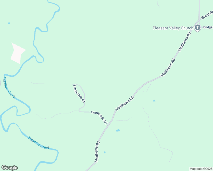 map of restaurants, bars, coffee shops, grocery stores, and more near Fannie Quin Road in Tylertown