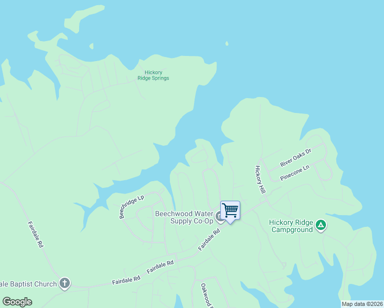 map of restaurants, bars, coffee shops, grocery stores, and more near 9 North Point Drive in Hemphill