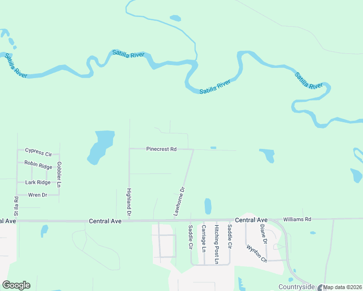 map of restaurants, bars, coffee shops, grocery stores, and more near 1261 Lawhorne Drive in Waycross