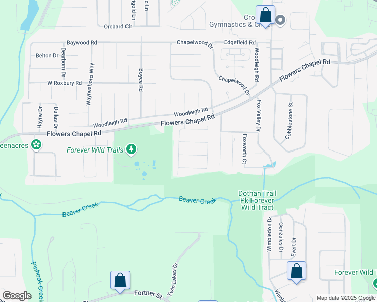 map of restaurants, bars, coffee shops, grocery stores, and more near 110 Mill Pond Drive in Dothan