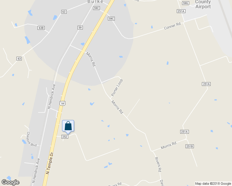 map of restaurants, bars, coffee shops, grocery stores, and more near 433 Porter Loop in Diboll