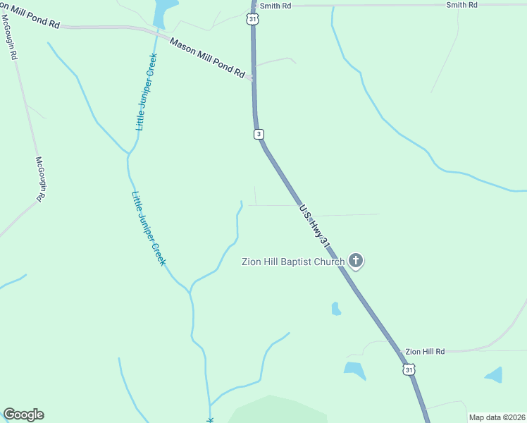 map of restaurants, bars, coffee shops, grocery stores, and more near 111 Bristol Lane in Brewton