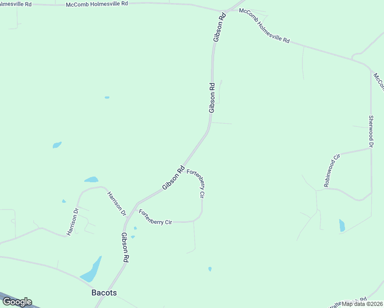 map of restaurants, bars, coffee shops, grocery stores, and more near 6082 Gibson Road in McComb