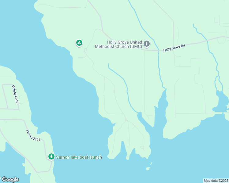 map of restaurants, bars, coffee shops, grocery stores, and more near Holly Estates Road in Vernon Parish