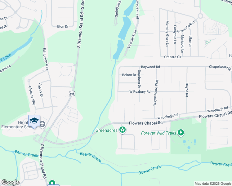 map of restaurants, bars, coffee shops, grocery stores, and more near 1300 Baywood Road in Dothan