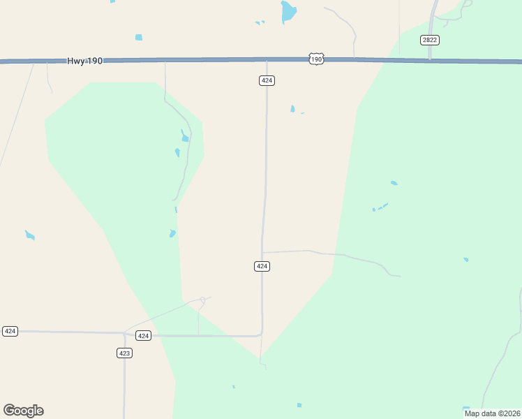 map of restaurants, bars, coffee shops, grocery stores, and more near County Road 424 in Rochelle
