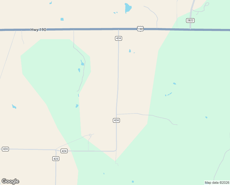 map of restaurants, bars, coffee shops, grocery stores, and more near County Road 424 in Rochelle