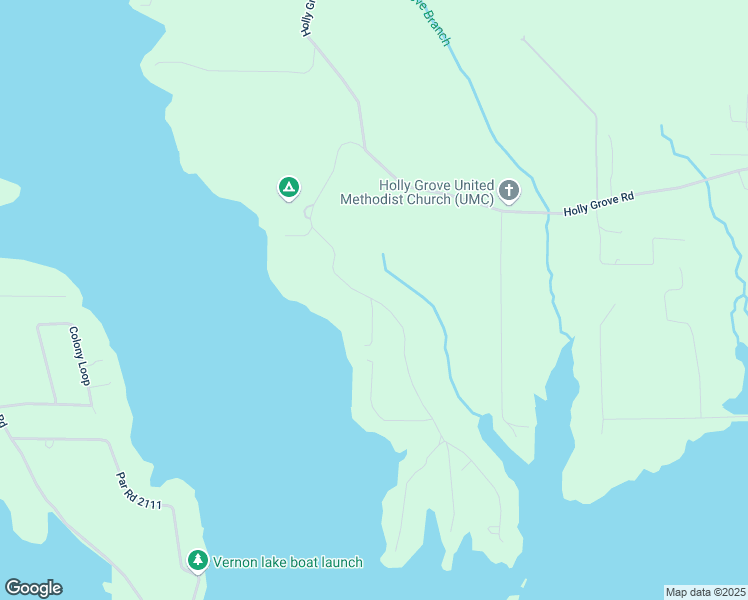 map of restaurants, bars, coffee shops, grocery stores, and more near Holly Estates Road in Vernon Parish