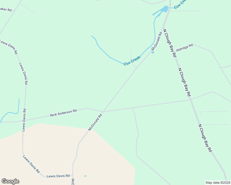 map of restaurants, bars, coffee shops, grocery stores, and more near 1401 McDonald Road in Waycross