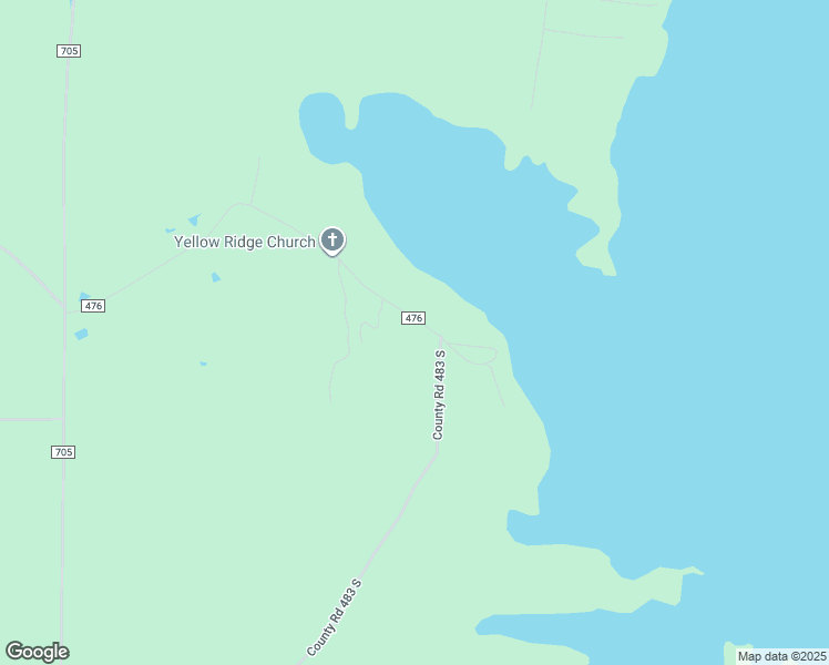 map of restaurants, bars, coffee shops, grocery stores, and more near 1130 County Road 476 in Broaddus