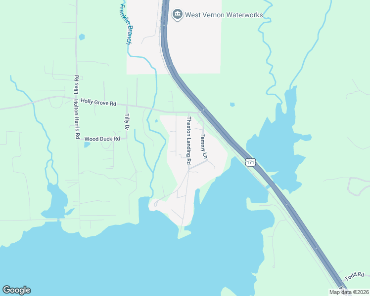 map of restaurants, bars, coffee shops, grocery stores, and more near 132-240 Thaxton Landing Rd in Anacoco