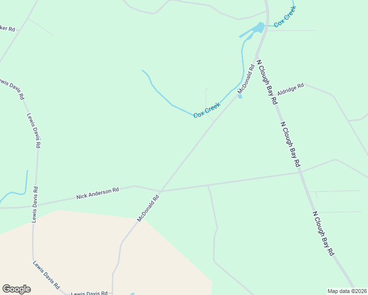 map of restaurants, bars, coffee shops, grocery stores, and more near 1401 McDonald Road in Waycross