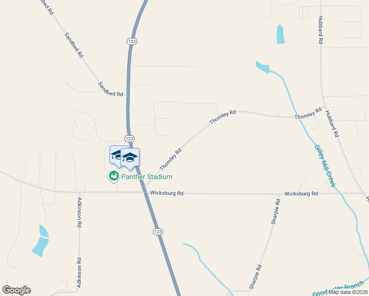 map of restaurants, bars, coffee shops, grocery stores, and more near 807 Thomley Road in Newton