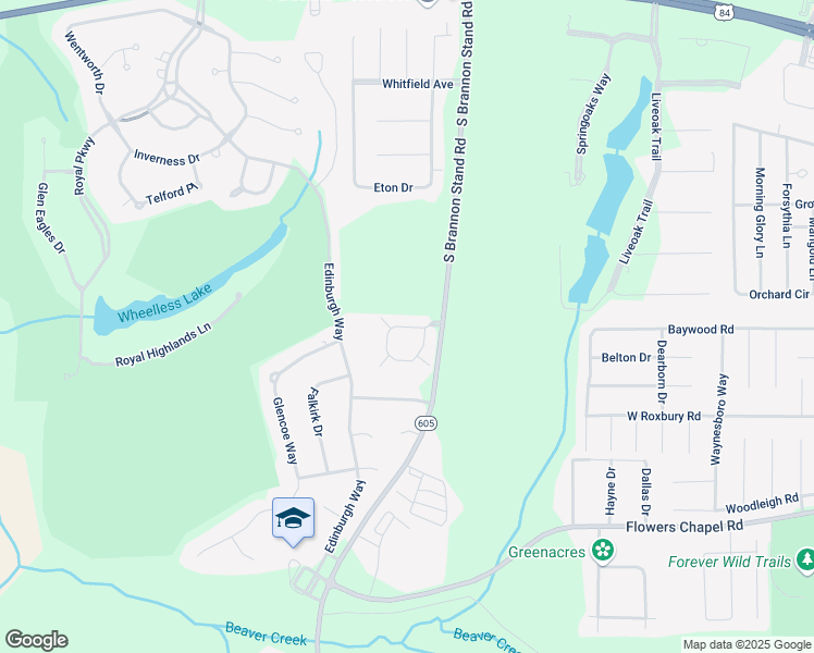 map of restaurants, bars, coffee shops, grocery stores, and more near 108 Montrose Court in Dothan