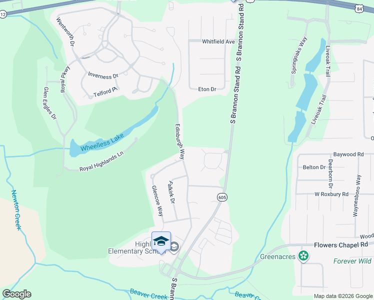 map of restaurants, bars, coffee shops, grocery stores, and more near 603 Edinburgh Way in Dothan