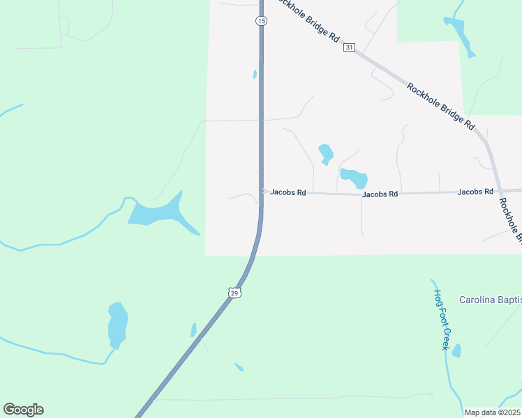 map of restaurants, bars, coffee shops, grocery stores, and more near Alabama 15 in Carolina