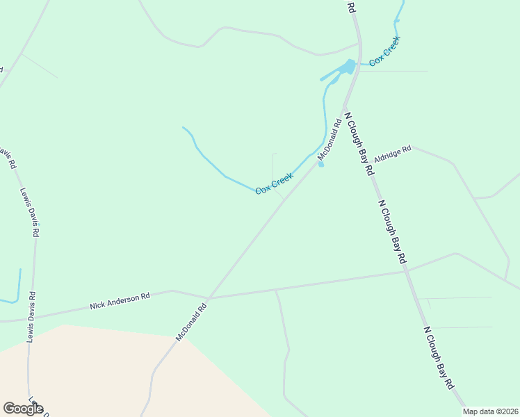 map of restaurants, bars, coffee shops, grocery stores, and more near 1663 McDonald Road in Waycross