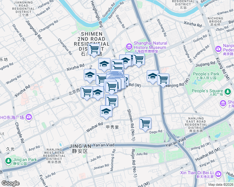 map of restaurants, bars, coffee shops, grocery stores, and more near in 
