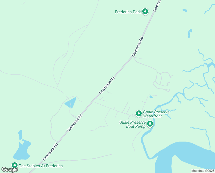 map of restaurants, bars, coffee shops, grocery stores, and more near 1490 Lawrence Road in Saint Simons Island