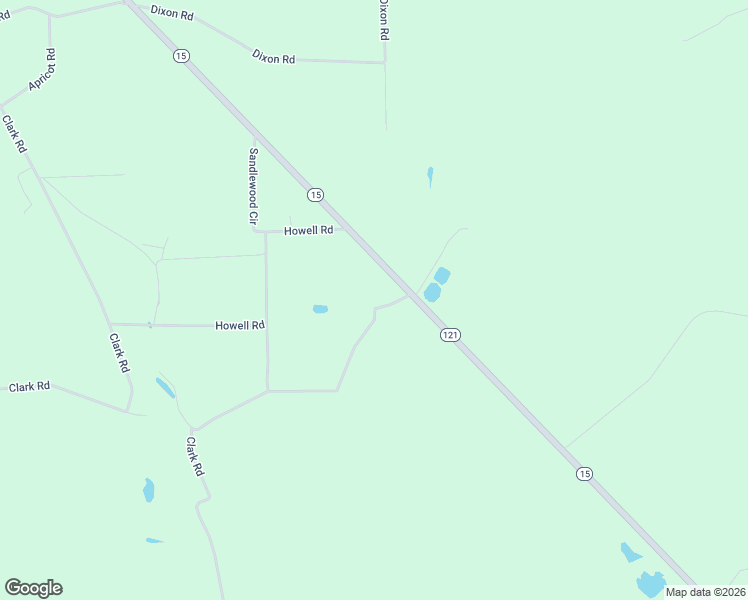 map of restaurants, bars, coffee shops, grocery stores, and more near 7157 Georgia 121 in Blackshear